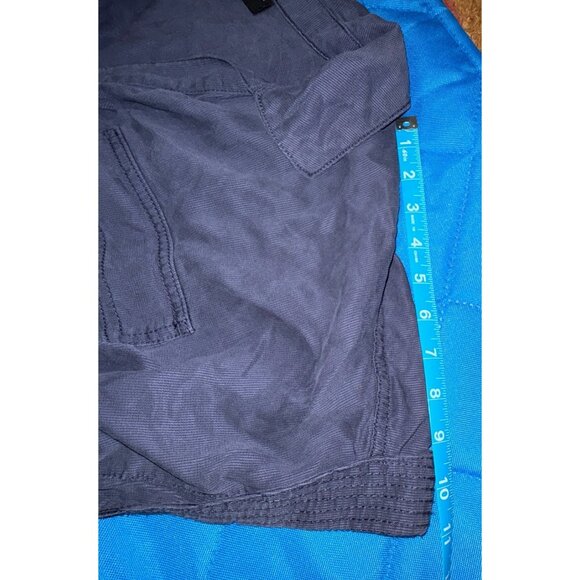 Lane Bryant Utility Jumpsuit Size 24 Navy Blue Button Front Belted NWT - Picture 9 of 12